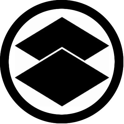 丸に重ね菱（２）