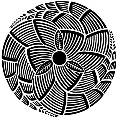 三つ穂長巴・歯朶巴（２）