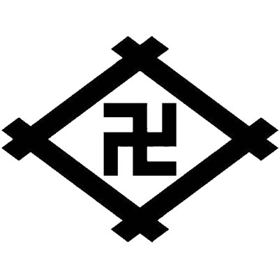 井桁に五つ割り万字／井桁に五つ割り卍