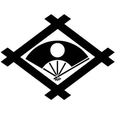 井桁に日の丸扇