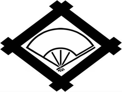 井桁に扇・井桁に中陰五本骨扇