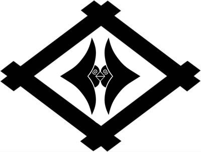 井桁に対い觜合わせ雁