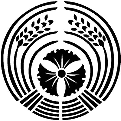 抱き稲に三つ銀杏（２）