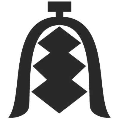 庵の内に三階菱