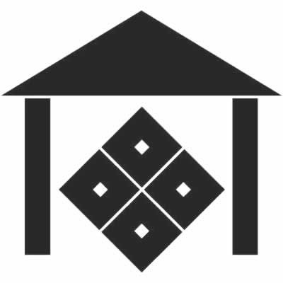 庵に隅立て四つ目