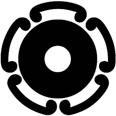 五つ鐶に蛇の目・五鐶に蛇の目