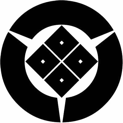 三つ地紙に四つ目・三つ地紙に隅立て四つ目