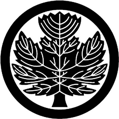 丸に変わり平戸梶の葉