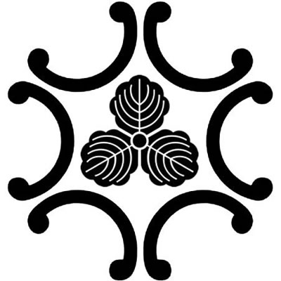 外六つ鐶に三つ柏・隅立て外六つ鐶に三つ柏