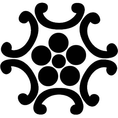 平外六つ鐶に星梅鉢