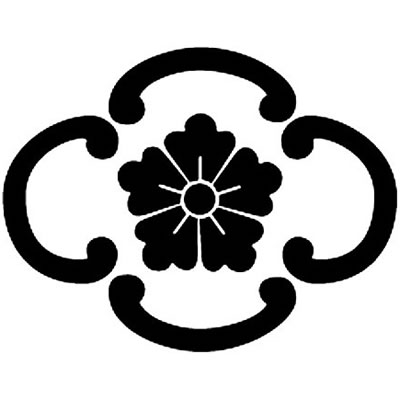 四つ鐶菱に唐花