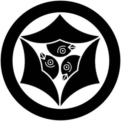 丸に頭合わせ三つ雁金・丸に三つ雁金