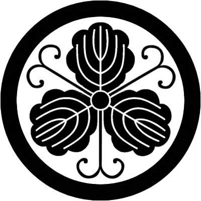 丸に蔓柏（三本葉脈）（１）