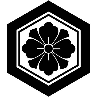 子持ち亀甲に四方剣花菱