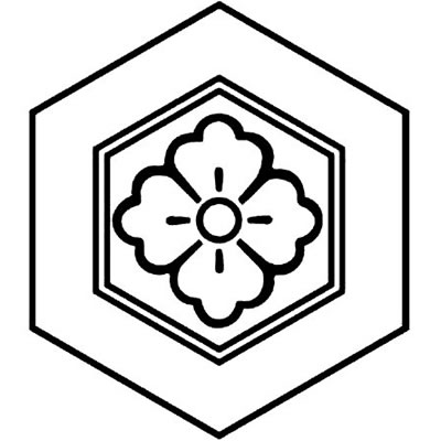 陰亀甲に陰四方花菱