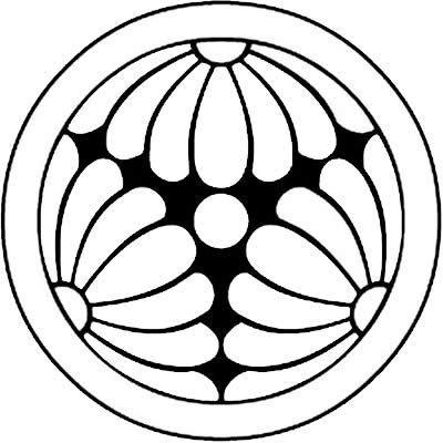 陰丸に陰三つ割り菊（１）