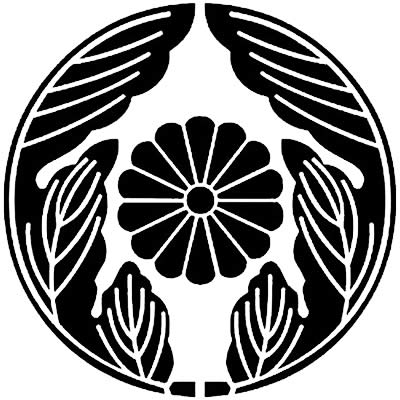 細割り菊の葉に菊