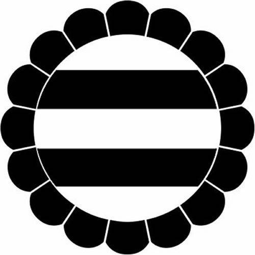 菊輪に二つ引き
