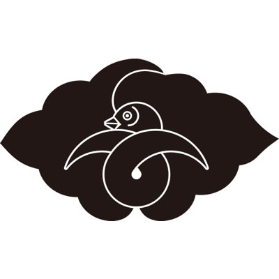 雲菱の内に結び雁金