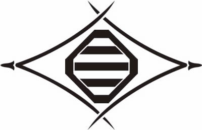 松葉菱に隅切り角に三つ引き