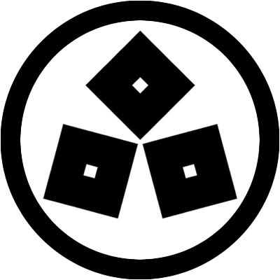 丸に繋ぎ三つ目