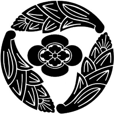 三つ追い茗荷に木瓜