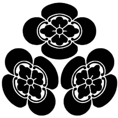 三つ寄せ木瓜・三つ木瓜