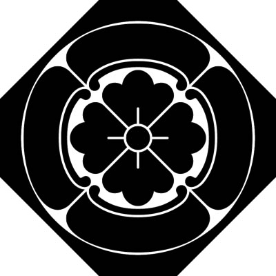 隅切り鉄砲角に四方木瓜