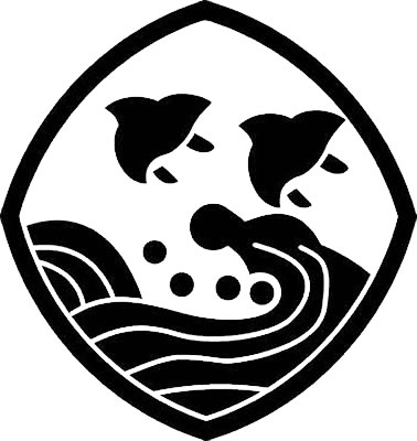 細三味胴角に浪に千鳥