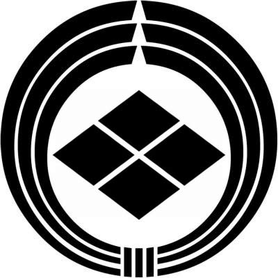 熨斗輪に割り菱