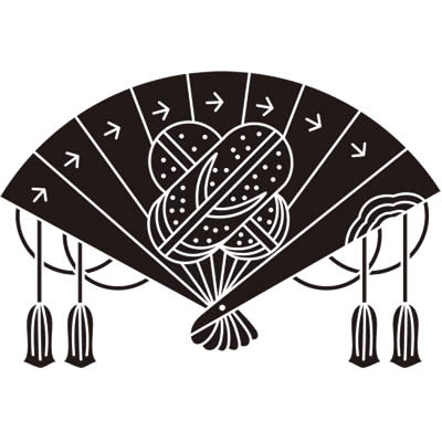 檜扇に違い鷲の羽・秋田扇・秋田家扇