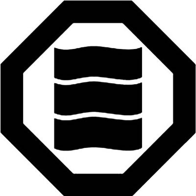 折敷に波三文字