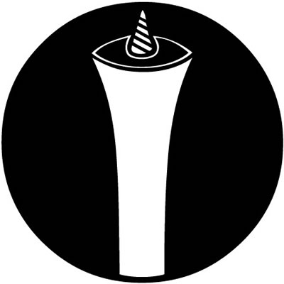 石持ち地抜き蝋燭（２）