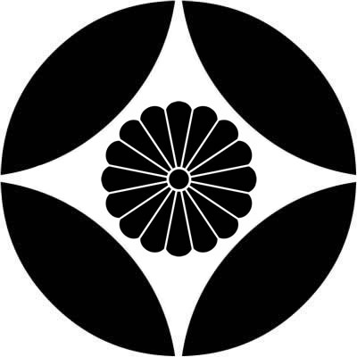 七宝に十六葉菊