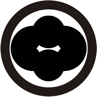 丸に持ち合い洲浜（２）・丸に横持ち合い洲浜