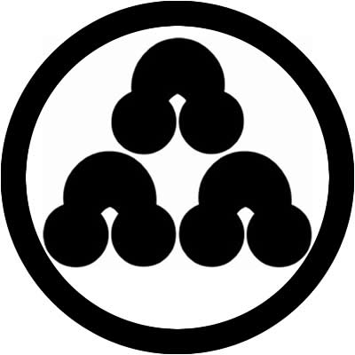 丸に三つ盛り洲浜