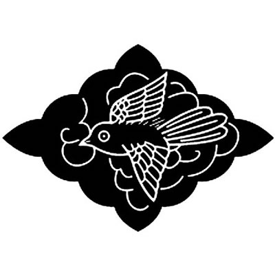 雲菱に雀・雲菱に飛び雀・雲に飛び雀（２）