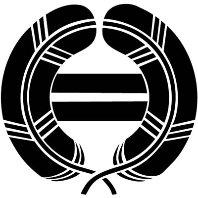 抱き鷹の羽に二つ引き両