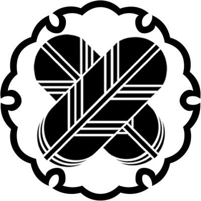 雪輪に違い鷹の羽