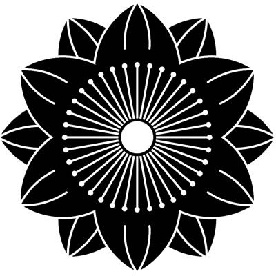 八重向う花鉄仙／八重向う花鉄線