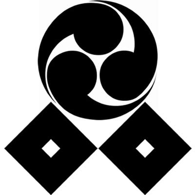 左三つ巴に二つ釘抜き