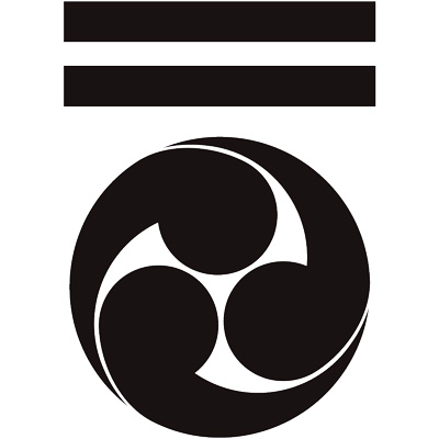 二つ引きに左三つ巴