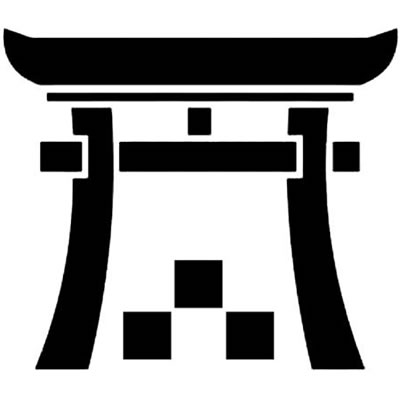 鳥居に三つ石