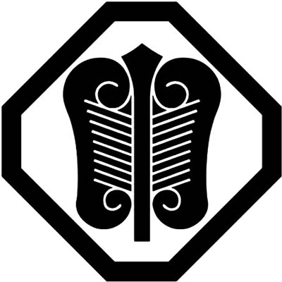 隅切り角に唐団扇