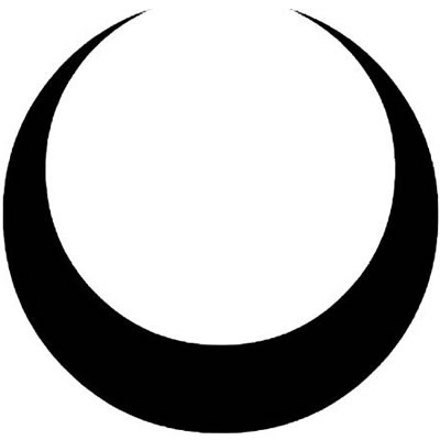 真向き月（１）