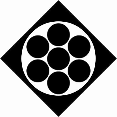 鉄砲角に七曜・鉄砲角に七つ星