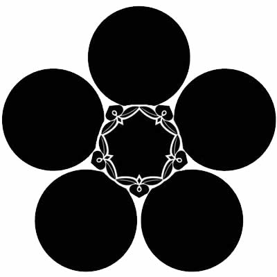 五つ藤重ね星梅鉢