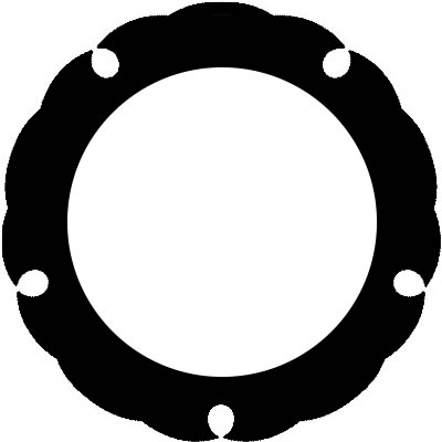 五つ割り外雪輪