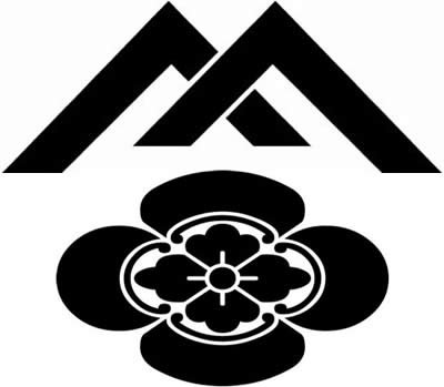 入り山形に木瓜・入り山形に横木瓜