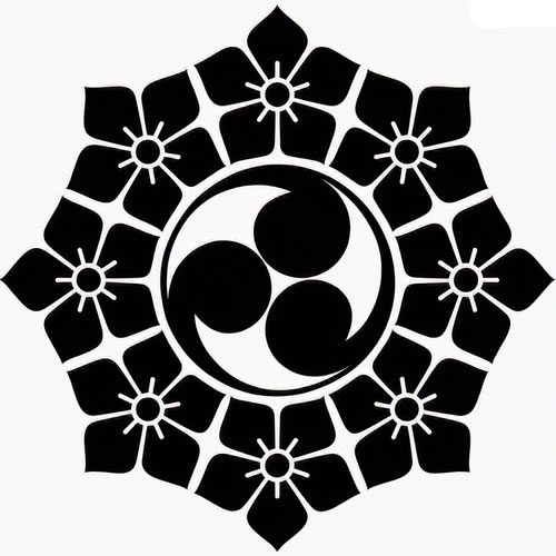 八つ桔梗に巴